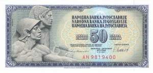 Jugoslawien p89b 50 Dinara 1981